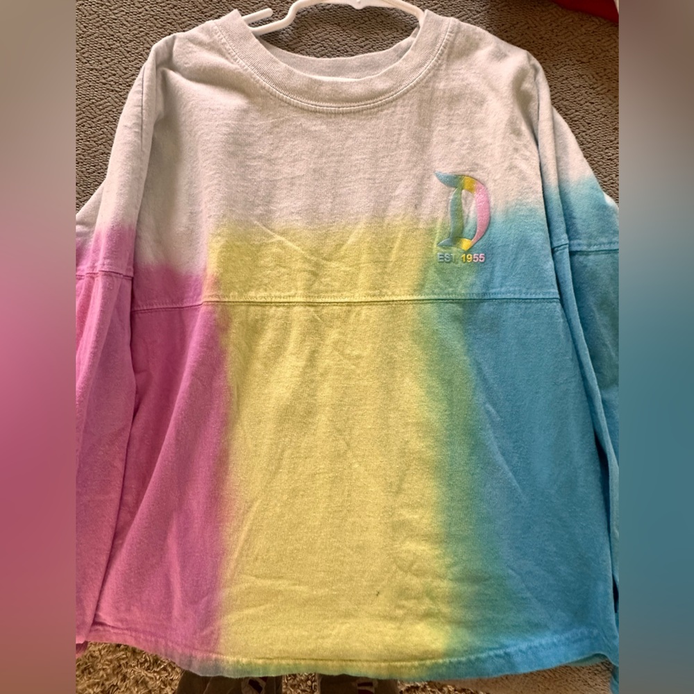 Tie dye Disneyland resort long sleeve t shirt